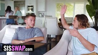 Pervert dudes pretended to be stepsisters' BF and fucked them hard
