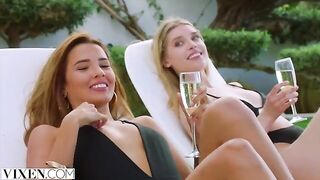 Dream girls Agatha, Freya & Lika in hot foursome action
