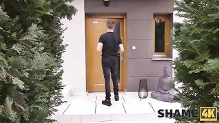 Accidental sex with a neighbor, a common fantasy explored in Shame 4K content