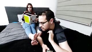 My men have a secret foot fetish, they love feet and they can't hide it