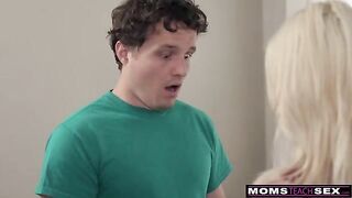 The stepson loves to be fucked by his gorgeous stepmom