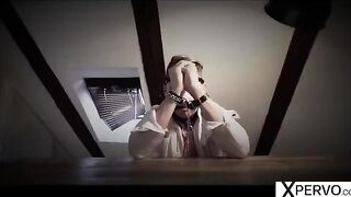 Two step sisters share their cock sucking slave