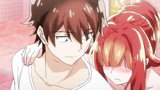 Redhead Tsundere with Small Tits gets fucked after massage