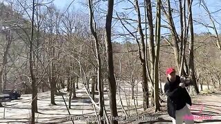 Vlog Chihuahua. A day with Kleomodel ended with sex in the woods