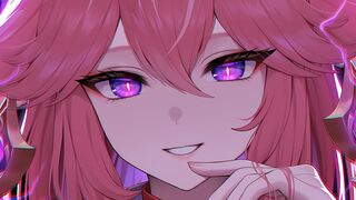 Yae Miko's footjob can make anyone cum in 5 minutes