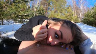 A girl got lost in the forest, but she found a helping hand
