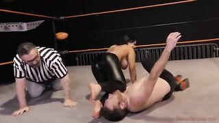 Nadia White, the dominant brunette, takes down Glenn King