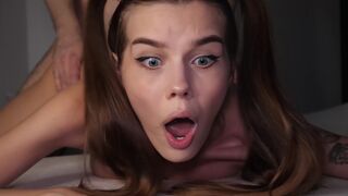 The hottest teen gets her asshole gapped hard