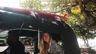 Petite babe enjoys sea sex and surfing with her boyfriend
