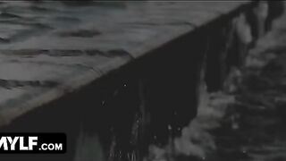 A hot MILF threesome with a horny pool guy, featuring the sexiest MILFs from Mylf