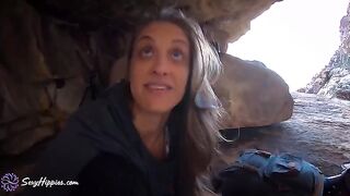 Three hikers got lost and had to fuck to keep their bodies warm