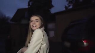 Small-breasted French babe Alba Lala gets fucked on the street for cash in this steamy Public Agent clip
