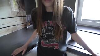 A hot neighbor has sex with a stunning, fit girl with an incredible body