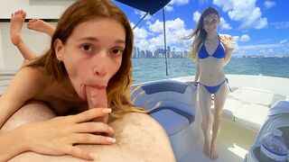 I took my GF Jessica Marie for a boat ride and then we had sex