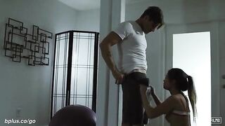 A personal trainer is hired to whip a couple’s sex life into shape in this steamy Bellesa Films production