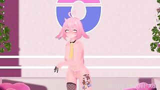First-time anal with a popular VTuber character - Sek S