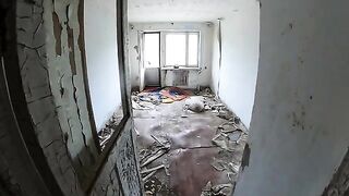 A walk around the horrible buildings with my hot babe