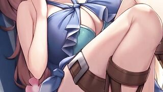 Raphtalia relieves your cock in this hot anime JOI scene