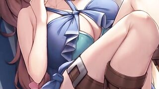 Raphtalia relieves your cock in this hot anime JOI scene