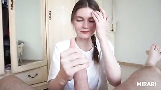 A schoolgirl is being fucked by her teacher in a steamy scene