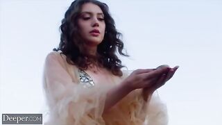 Goddess Elena Koshka’s intense fantasy threesome