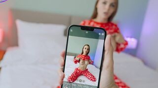 She came for the photo, but things got steamy in a different way