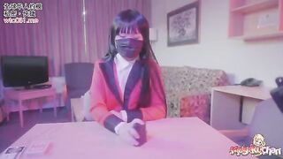 Yumeko Kakegurui lost a bet, no panties, no condom sex