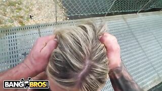 Hot Spanish girl Carla Boom banged outdoors by Emilio Ardana’s huge dick
