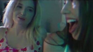 Two kinky lesbians making out and enjoying each other