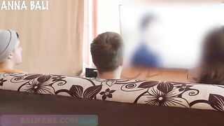 A babe risked sex with a stranger and almost got caught