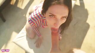 This girl wants to get a creampie very badly