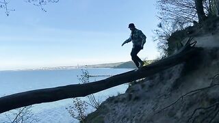 A walk with my Chihuahua around Gdynia Orłowo and some daring fun