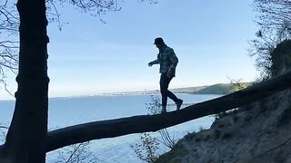 A walk with my Chihuahua around Gdynia Orłowo and some daring fun
