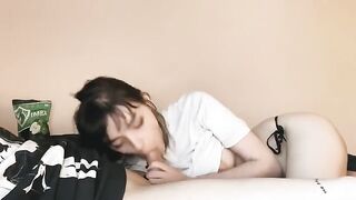 She does her best to please with a blowjob every morning
