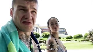 OMG! Crazy threesome in Croatia with a newly met guy!