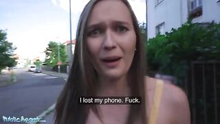 Public agent video with Stacy Cruz and her stunning 32D boobs - don't miss it!