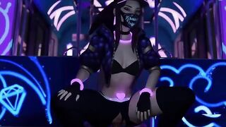 Hentai 3D compilation with League of Legends' Ahri and Akali