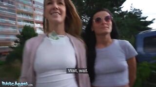 I’m lucky to have sex with two beautiful Czech women in a steamy encounter