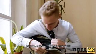 Instead of studying, the guy was fucking his tutor and ended up graduating