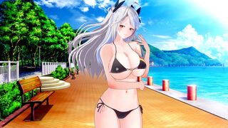 Huge Tits Waifu Prinz Eugen Azur Lane Porn