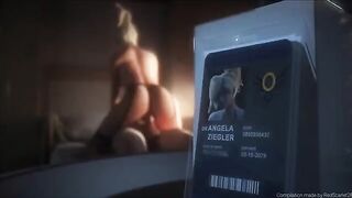 Overwatch Mercy animated video by RedScarlet28