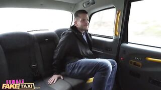 A fake taxi ride with Lady Gang turns into hardcore anal sex