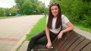A risk is worth taking when you see a hot MILF in the park