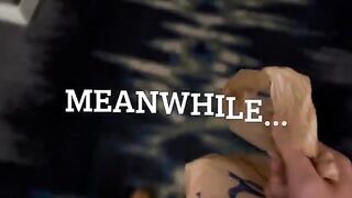 Thick blue-haired porn star begs delivery guy to fuck her in this curvy casting scene