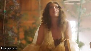 The Hot Wife Elena Koshka Fucked by Two cocks in a Fantasy Scene