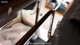 A stepson gets his stepmom in a tricky situation on the train