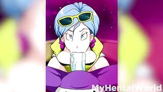 Hot Bulma compilation from Dragon Ball Super animated hentai