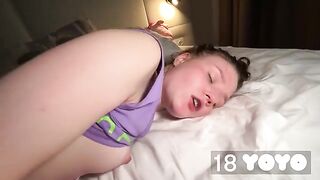 My stepdad won’t let me date, so I have to sneak around and be careful not to get caught. It’s hard because I’m always afraid of getting discovered when I bring someone home and we get intimate in my room. My stepdad is strict, and he won’t allow anyone c