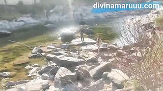 Real couple fucked outdoors in a risky public spot, just like the candid encounters featured on channels like Real Couple, where couples are interviewed and then caught in intimate moments for your viewing pleasure
