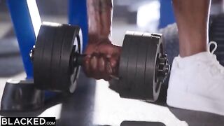 Two thick BBCs for gym-bunnies Brandi & Kenzie to share